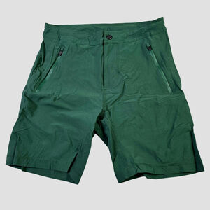 Mack Weldon Shorts Mens Small Green Beach Casual Golf Performance Vented Zip Pkt